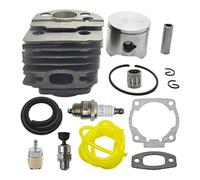 UYTGFO Fit for H-u-s-q-v-a-r-n-a 50 51 55 Chainsaw Replace 503 60 91 71 Decompression Valve Fuel Line Filter Pipe Gasket 45mm Cylinder Piston Kit