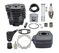 UYTGFO Fit for H-U-S-Q-V-A-R-N-A 50 51 55 Gas Chainsaw Engine Spare Parts 503168301 501766605 45mm Cylinder Piston Muffler Bracket Bolt Motor Kit