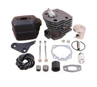 UYTGFO Fit for H-U-S-Q-V-A-R-N-A 50 51 55 Gas Chainsaw Engine Spare Parts 503168301 501766605 45mm Cylinder Piston Muffler Bracket Bolt Motor Kit