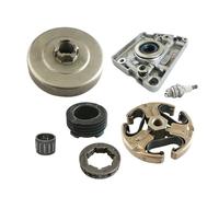 UYTGFO Fit for H-U-S-Q-V-A-R-N-A 61 66 266 268 272 272XP Chainsaw Parts 3/8" Clutch Drum Oil Pump Rim Sprocket Worm Gear Kit