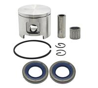 UYTGFO Fit for H-u-s-q-v-a-r-n-a 61 for Jonsered 630 Needle Bearing Oil Seal Chainsaw Replacement Spare Part 48mm Piston Ring Pin Circlip Kit