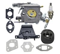 UYTGFO Fit for Partner 350 351 370 371 420 for Walbro 33-29 W Gasket Spark Plug Replace 5300718-21 Carburetor Intake m-a-n-i-f-o-l-d Chainsaw