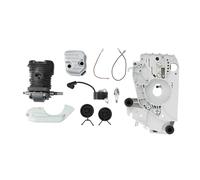 UYTGFO Fit for S-t-i-h-l 018 MS180 MS170 Chainsaw Crankcase 38Mm Cylinder Piston Muffler Ignition Coil Crankshaft Top Engine Repair Kit