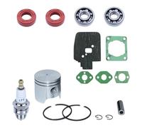 UYTGFO Fit for S-T-I-H-L BG45 BG46 FS55 FS38 FS45 BR45 KM55 HL45 HS55 FC55 BT55 SH85 HS45 HS81 Blower Srimmer 34mm Piston Gasket Oil Seal Kit(1 Set)