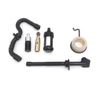 UYTGFO Fit for S-t-i-h-l MS 180 170 MS180 MS170 018 017 Chainsaw Parts 11236407102 AC88-4X Oil Pump Worm Gear Fuel Oil Filter Line Hose Kit