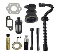 UYTGFO Fit for S-T-I-H-L MS210 MS230 MS250 021 023 025 Chainsaw W/Muffler Carb Gasket Oil Pump Worm Gear Filter Line Intake M-a-n-i-f-o-l-d Fuel Hose