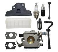 UYTGFO Fit for S-t-i-h-l MS210 MS230 MS250 MS250C 021 023 025 Chainsaws Carburetor Kit with Gasket Air Filter Spark Plug Fuel Oil Hose