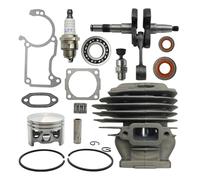 UYTGFO Fit for S-t-i-h-l MS260 026 PRO 024 MS240 024AV 024S Chainsaw Crankshaft Bearings 44.7mm Big Bore Cylinder Piston Top End Gaskets Kit