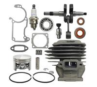 UYTGFO Fit for S-t-i-h-l MS260 026 PRO 024 MS240 024AV 024S Chainsaw Crankshaft Bearings 44.7mm Big Bore Cylinder Piston Top End Gaskets Kit
