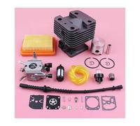 UYTGFO Fit for S-t-i-h-l MS380 038 MS 380 Clutch Sprocket Drum Rim Gasket Repair Kit Chainsaw Replace Spare Part 52mm Cylinder Piston Kit