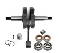 UYTGFO Fit for S-T-I-H-L Trimmer FS400 FR450 FS450 FS480 40mm 42mm 44mm Crankshaft Piston Ball Bearing Oil Seal Full Gasket Set Assembly(44mm FS480 Set)