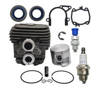 UYTGFO Fit for S-t-i-h-l TS410 TS420 TS 410 420 Cut-Off Saw Spark Plug Decompression Valve 42380201202 50mm Cylinder Piston Gasket Kit