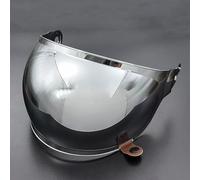 UYTKTN Motorcycle Helmet Lens for BELL BULLITT, Helmet Visor Replacement Helmet Shield Visor, Tinted Motorbike Helmet Face Shield Windshield Accessories,D Silver Plated