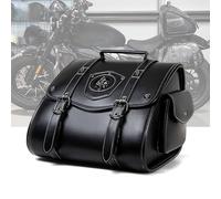 UYTKTN Motorcycle Leather Tail Bag for Benelli Macis 150 2011-2016, Durable Waterproof Top Box, Easy Installation Motorcycle Luggage Case Trunk Bag Saddlebag Side Bags