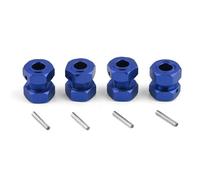 UYTRECH RC Crawlers Spare For Arrma 6S For KRATON For Typhon For Outcast 1/7 Metal 17mm Extended Wheel Hex Hub Adapter Upgrades(Blue)