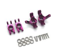 UYTRECH RC Crawlers Spare For HBX 2105a T10 16889 16889A 16890 SG1601 SG1602 1/16 Metal RC Upgrade Parts The Rear Axle For Seat Of Steering Cup(Purple)