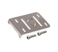 UYTRECH RC Crawlers Spare For LCG 1/10 CNC Aluminum Accessory Tray Electronic ESC Holder 2Low Transmission RC Crawler Comp Builds Chassis Upgrade(Silver)