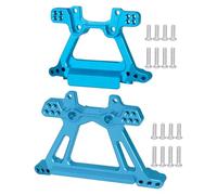 UYTRECH RC Crawlers Spare For Traxxas BL-2S For Slash 4x4 4WD 1/10 Metal Aluminum Front Rear Shock Tower Mounts Replace RC Heavy Duty Upgrade Parts(Blue)