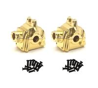 UYTRECH RC Crawlers Spare For Wltoys 144001 144002 144010 124016 124019 2PCS Metal Gear Box Shell Differential Housing GearBox Upgrades Parts(Yellow)
