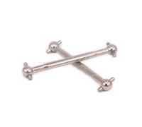 UYTRECH Rc Drive Shaft Parts For Hpi Rs4 Drive RS4018 116034 113714 1/10 2PCS 50.5mm For Universal Dogbone Drive Shaft Axle RC For Hobby Car Parts(Silver)