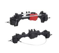 UYTRECH RC Front Rear Axles Set For TRX-4 1:10 RC Car Crawler 6WD Upgrade Complete Front Middle Rear Differential Portal Axle With T-lock High Ground Clearance(Front Rear axle 6WD)