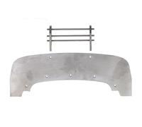 UYTRECH RC Models Spare For Arrma 1/7 For Infraction V2 For Felony Stainless Steel Front Bumper Chassis Armor Protector Anti Skid Plate Bar Replacement RC Car Parts(Front)