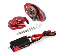 UYTRECH RC Models Spare For Axial For SCX24 For Deadbolt C10 For JLU For Gladiator For Bronco 1:24 Complete Motor Transmission Gearbox Upgrade RC Crawler Car Parts(Motor Transmission 1)