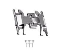 UYTRECH RC Parts For Axial For SCX24 90081 1/24 RC Crawler Car Metal Gearbox Mount Base Transmission Holder Skid Plate Upgrade Parts Model(Gray)