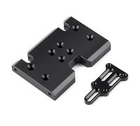 UYTRECH RC Parts For LCG For Axial For Rock 1/10 CNC Skid Plate With Shims Chassis 2Low Transmission 3 Gearbox RC Crawler Comp Builds Replace