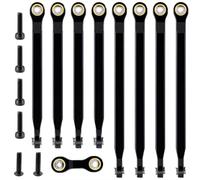 UYTRECH RC Parts For Mini E-REV0 For VXL 1/16 Aluminum Alloy Chassis Linkages Link Rod Complete Set 4WD RC Truck Upgrade Accessories