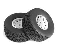 UYTRECH RC Toys DIY Spare For Arrma For Mojave For Grom 1/14 4pcs 65mm Rubber Tire Tyre 12mm Hex ARA550116 RC Car Upgrade Parts Accessories(WHITE)