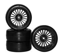 UYTRECH RC Toys DIY Spare For HSP For HPI Sprint 2 Drift RS4 1:10 4Pcs/2pcs 26mm Rubber RC Tyres Wheel Rims Hex 12 On Road 4WD(4pcs)