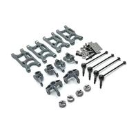 UYTRECH RC Toys DIY Spare For LC For Racing For WLtoys 144001 124017-16-18-19 1/14 8pcs For Swing Arm Steering Cup CVD Etc RC Car Upgrade Spare Parts(Titanium)