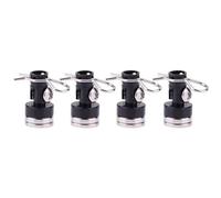 UYTRECH RC Toys DIY Spare For Traxxas For HSP For Sakura For Redcat 1/10 4pcs Stealth Invisible Body Post Mount Contact Shell Column + Clips RC Drift Car(Black)