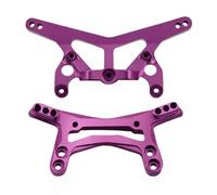 UYTRECH Rc Toys Models Parts For WLtoys 244016 For Losi Micro B T 1/24 Front And Rear Shock Towers Aluminum Meta Upgrades Parts Accessories Rc Car(Purple)