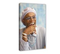 UYUBWQA Actor Samuel L. Jackson Poster (12) Canvas Poster Wall Art Decor Print Picture Paintings for Living Room Bedroom Decoration 12x18inch(30x45cm)