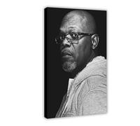 UYUBWQA Actor Samuel L. Jackson Poster (24) Canvas Poster Wall Art Decor Print Picture Paintings for Living Room Bedroom Decoration 24x36inch(60x90cm)