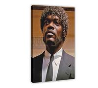 UYUBWQA Actor Samuel L. Jackson Poster (3) Canvas Poster Bedroom Decor Landscape Office Room Decor Gift 24x36inch(60x90cm)