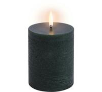 Uyuni - LED Pillar Candle 7,8x10,1 cm, Pine Green - Pine Green