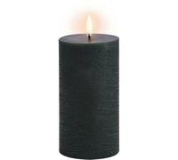 Uyuni - LED Pillar Candle 7,8x15,2 cm, Pine Green - Pine Green