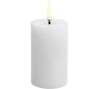 Uyuni - LED Pillar Candle Melted Nordic White, 5x7,5 cm - Nordic White