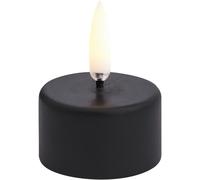 Uyuni - LED Tealight Candle, Plain Black - Plain Black