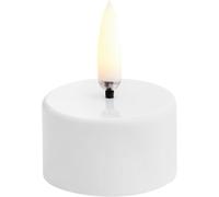 Uyuni - LED Tealight Candle, White - White