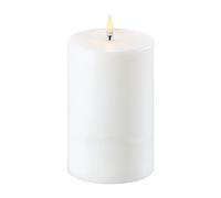 UYUNI Lighting | Flameless LED Battery Operated Pillar Candle | 10cm x 15.2cm | Nordic White