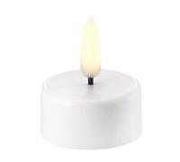 UYUNI Lighting | Flameless LED Battery Operated Premium Tealight Candle | 3.8cm x 2cm | Nordic White