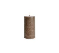 Uyuni Lighting LED Pillar Candle 8x15cm Caramel Rustic Finish