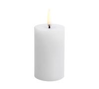 Uyuni Lighting Uyuni LED Block Candle melted White, Ø5x7.5 cm