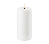 Uyuni Lighting Uyuni LED Block candle white Ø7.8 cm 15.2 cm