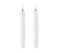 Uyuni Lighting Uyuni LED Taper candles white 2-pack 15,5 cm
