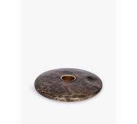 Uyuni Lighting Uyuni Lighting Chamber Marble and Brass Candle Holder
